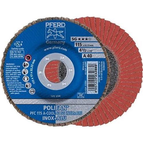 Disque à lamelle de finition - PFC 115 A-COOL 40 SG - PFERD