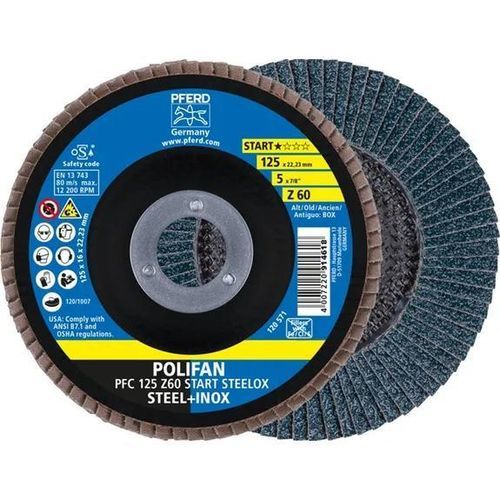 Disque à lamelle en oxyde de zirconium - POLIFAN Z BOX - PFERD - pour acier inoxydable