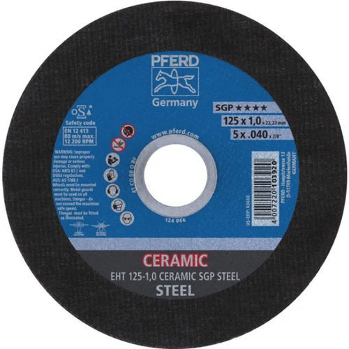 Disque à tronçonner de métal - SGP - PFERD - pour acier / pour meuleuse d'angle / pour machines portatives