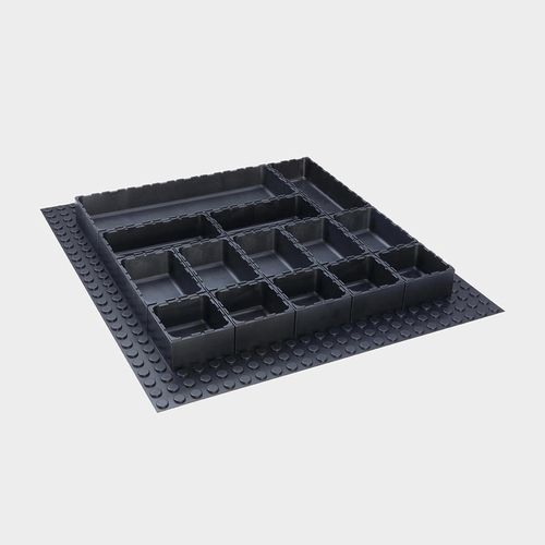 Rangement pour tiroir de matières plastiques - AQURADO® - rose plastic - modulaire