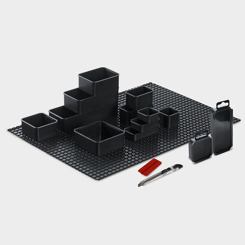 Rangement pour tiroir modulaire - StorePack - rose plastic - de matières plastiques