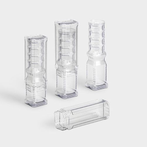 Tube d'emballage en PVC - BKT series - rose plastic - de poinçon / pour capsule Twist