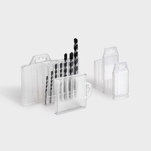 Tube d'emballage en plastique - MP-A series - rose plastic - en PVC / pour forets