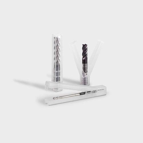 Tube d'emballage en plastique - TopPack Wing - rose plastic - pour outils en carbure / de manutention
