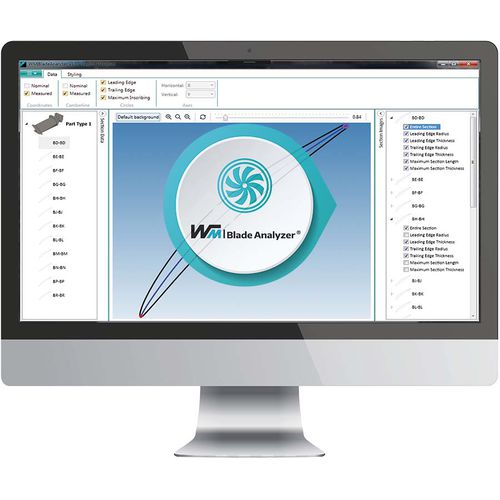 Logiciel d'analyse - WM | Blade Analyzer - WENZEL Group - de mesure / de création / de process