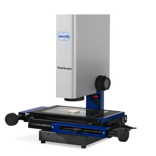 Machine de mesure tridimensionnelle à commande manuelle - EasyScope®  - WERTH MESSTECHNIK - col de cygne / à capteur multiple / optique
