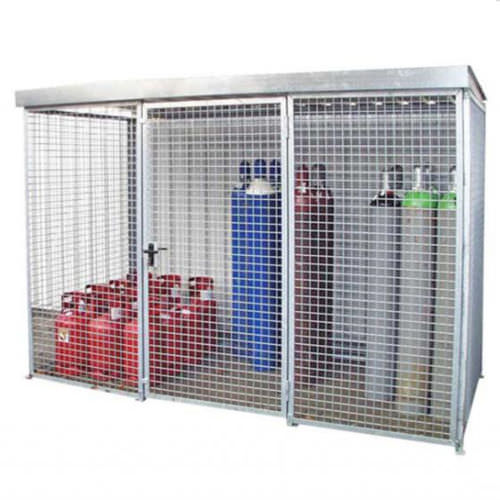 Système de stockage de gaz - 3 100 x 1 500 x 2 180 mm - Dueperthal Sicherheitstechnik