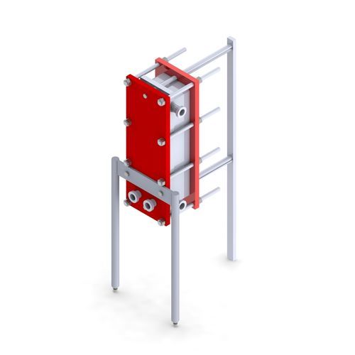 Échangeur de chaleur à plaques - FISCHER Maschinen- und Apparatebau GmbH - liquide / liquide / en acier inoxydable / compact