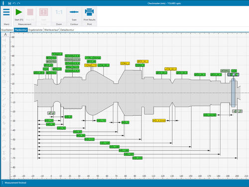 Logiciel d'analyse - Tolaris - JENOPTIK Industrial Metrology Germany GmbH - d'interface / de mesure / de reporting