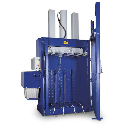 Presse à balles pour carton - BalePress 18 - Strautmann Umwelttechnik - pour film / verticale / à chargement frontal