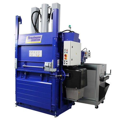 Presse à balles verticale - AutoLoadBaler  - Strautmann Umwelttechnik - à chargement frontal / pour carton / monocaisson