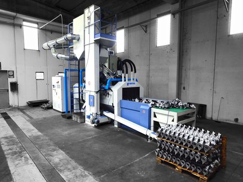 Grenailleuse à bande - NTOR - TURBOTECNICA - pour métal / continue