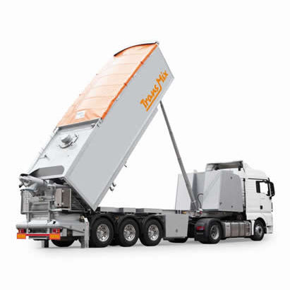 Transporteur de chapes monté sur camion - TransMix 3200 - BRINKMANN Maschinenfabrik