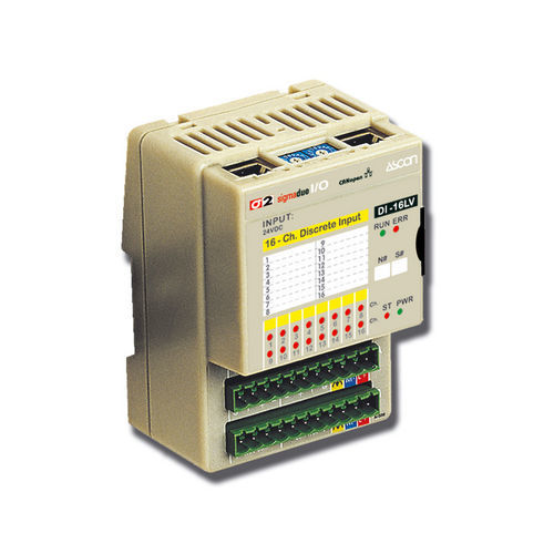 Module d'E/S numérique - DI-16LV - ASCON TECNOLOGIC - Modbus RTU / Modbus / CANopen