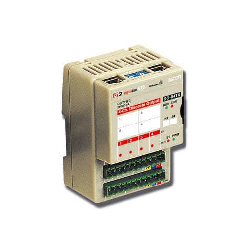 Module E/S numérique - DO-04TX - ASCON TECNOLOGIC - CANopen / à 4 sorties numériques / d'automatisation