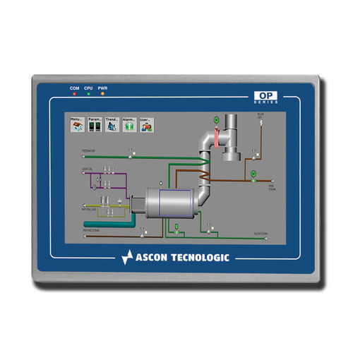 Terminal opérateur à écran tactile - OPMT 8071IE - ASCON TECNOLOGIC - encastrable / 800 x 480 / TFT LCD