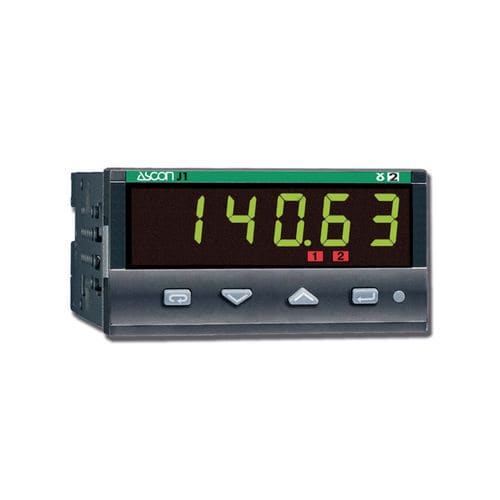 Indicateur de process - J1 - ASCON TECNOLOGIC - universel / à 5 chiffres / pour montage sur panneau