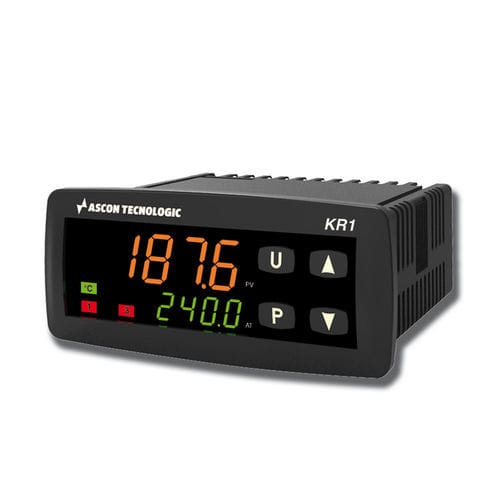 Contrôleur de température numérique - KR1 - ASCON TECNOLOGIC - double affichage à LED / PID / programmable