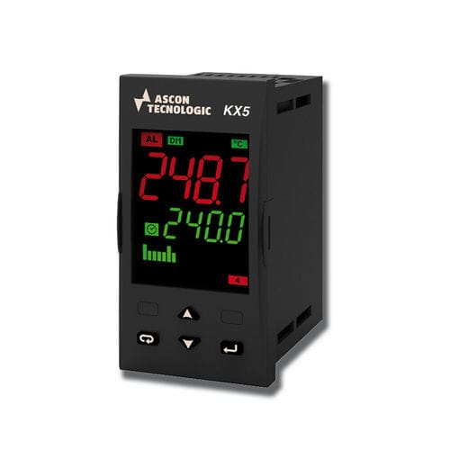Régulateur de température numérique - KX5 - ASCON TECNOLOGIC - double affichage à LED / PID / programmable