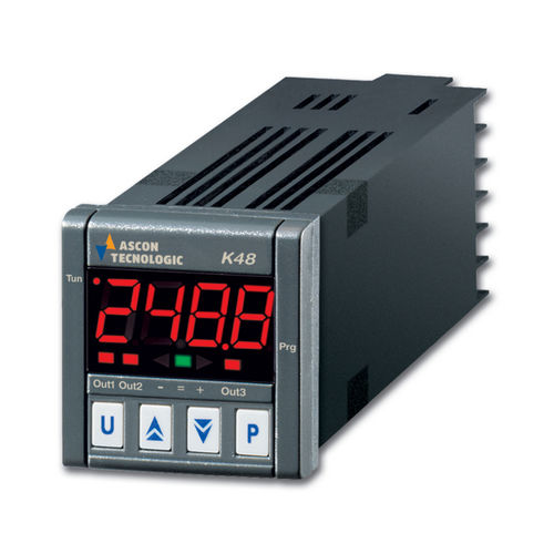 Régulateur de température numérique - K48 - ASCON TECNOLOGIC - double affichage à LED / PID / programmable