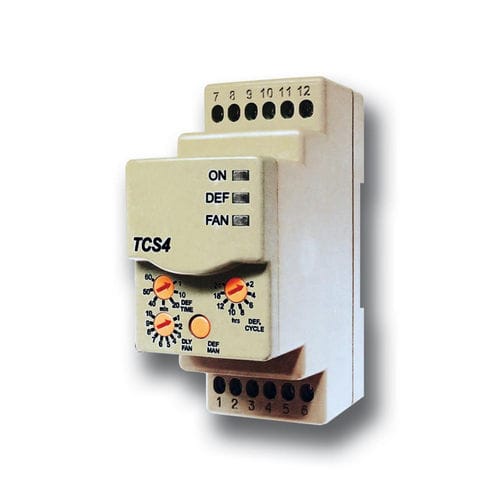 Temporisateur électronique - TCS4 - ASCON TECNOLOGIC - sur rail DIN / pour système de réfrigération