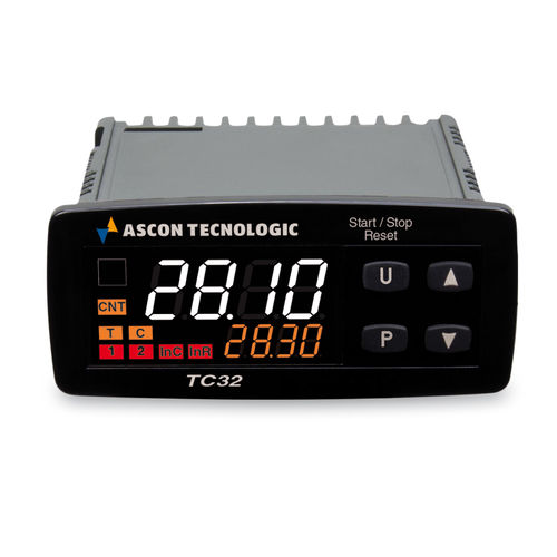 Indicateur contrôleur numérique - TC32 - ASCON TECNOLOGIC - de puissance / de temps / pour montage sur panneau