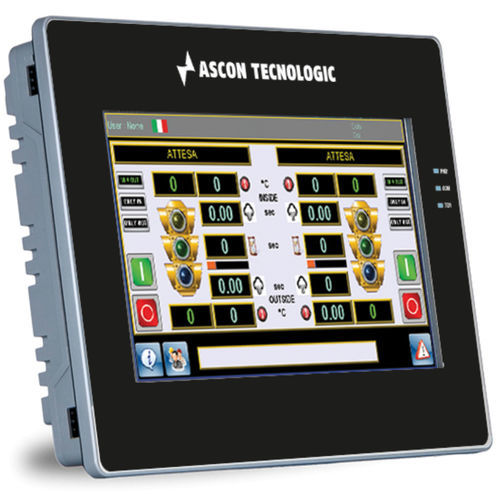 Terminal opérateur à écran tactile résistif - PM 76 - ASCON TECNOLOGIC - encastrable / 800 x 480 / ARM Cortex