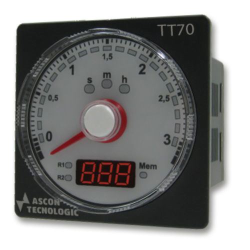 Temporisateur analogique - TT70 - ASCON TECNOLOGIC - numérique / multifonction / monté en panneau