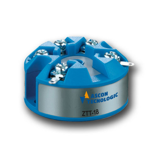 Transmetteur de température en tête de sonde - ZTT-18 - ASCON TECNOLOGIC - Pt100 / Pt1000 / Pt500