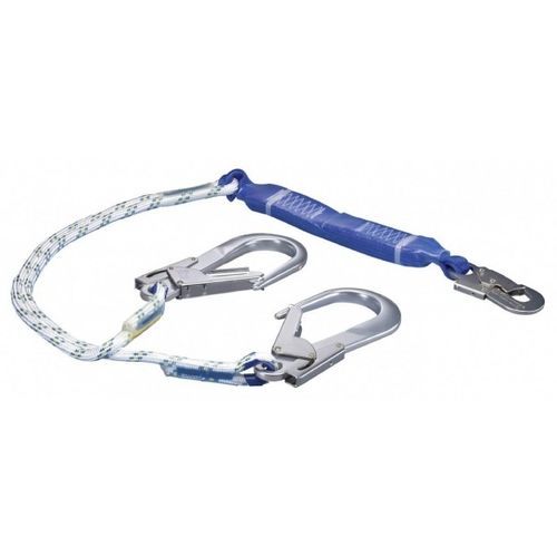 Longe anti-chute à corde - 6007001  - Hailo Professional - double / à absorption d'énergie