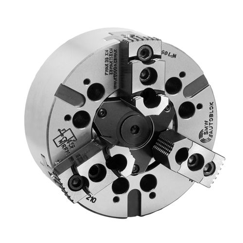Mandrin automatique - AL series - SMW AUTOBLOK - 3 mors / sans passage au centre / pour usinage