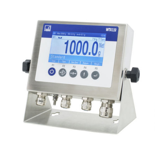 Terminal de pesage numérique - WTX110  - HBM Test and Measurement - benchtop / pour environnements sévères / IP69