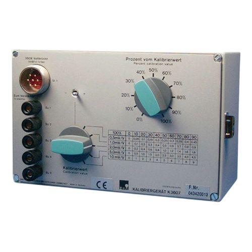 Calibrateur de signal - K3607  - HBM Test and Measurement - pour amplificateur de jauge de contraintes / d'étalonnage de référence / de haute précision