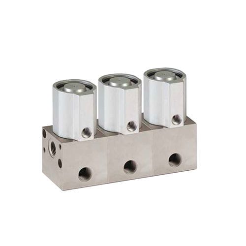 Îlot de distribution modulaire - EDL - Farbo - à tiroir / actionné pneumatiquement / compact