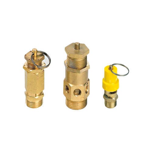 Soupape de sécurité pour air comprimé - 2.8M0002 - Farbo - en laiton / en Viton® / pour gaz d'échappement