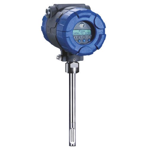 Capteur de débit thermique - Thermatel® TA2 - Magnetrol - AMETEK - massique / de gaz / compact