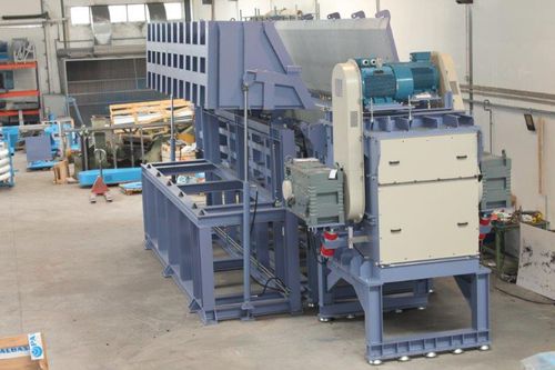 Déchiqueteur à 1 arbre - EWS-R - HERBOLD Meckesheim - pour le bois / pour carton / de pneus