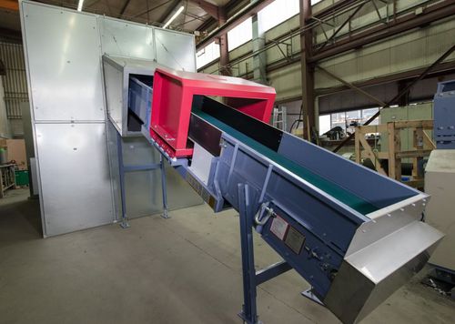 Bande de convoyeur modulaire - HERBOLD Meckesheim - pour l'industrie du recyclage