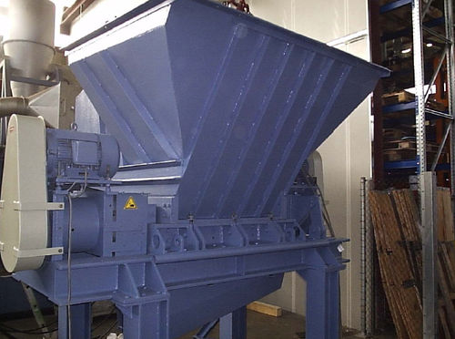 Déchiqueteur secondaire - RM 1100/2 - HERBOLD Meckesheim - à 1 arbre / plastique / pour usage intensif