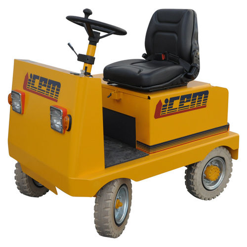 Tracteur de remorquage - CR series - ICEM - électrique / à 4 roues / à conducteur porté assis