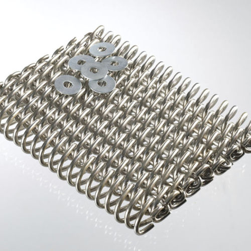 Bande de convoyeur grillagée - 1300 - Steinhaus - en inox / en acier nickelé / en acier chromé
