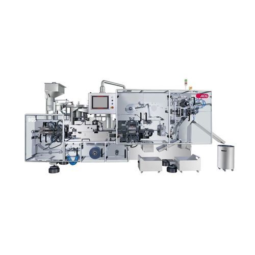Machine d'emballage automatique - BQS - ACG Worldwide - à mouvement continu / tournante / sous blister