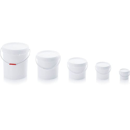 Seau en plastique - ER series - AUER Packaging GmbH - rond / avec couvercle / de qualité alimentaire