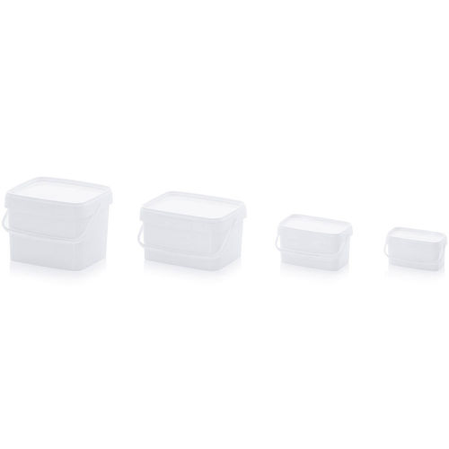 Seau en plastique - EE series - AUER Packaging GmbH - rectangulaire / avec couvercle / de qualité alimentaire