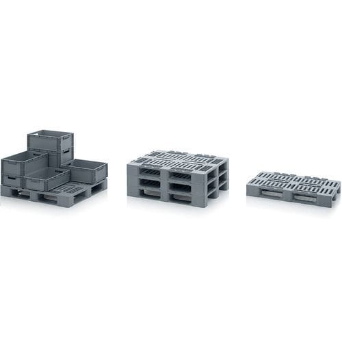 Palette en HDPE - H series - AUER Packaging GmbH - Euro / de transport / de stockage
