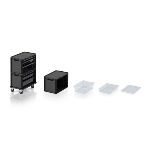 Armoire de stockage - ESD SD series - AUER Packaging GmbH - à roulettes / à tiroir / en métal