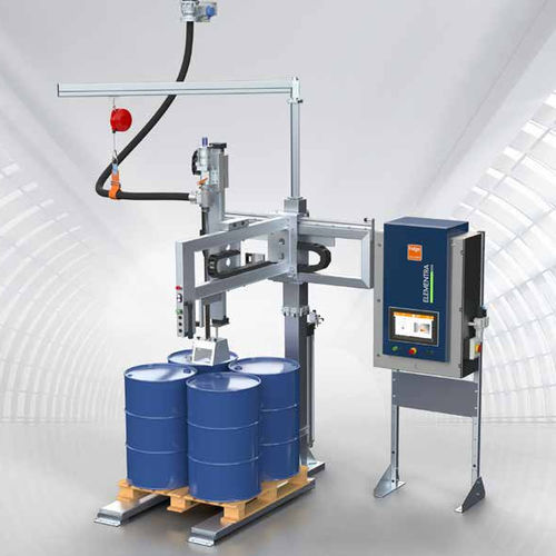 Remplisseuse de fûts sur palette - ELEMENTRA&reg; 17 - Feige Filling - semi-automatique / IBC / pour liquides
