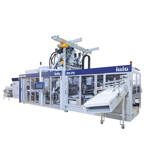 Thermoformeuse alimentée par rouleau - IC-RDM 75Kc - ILLIG Maschinenbau GmbH & Co. KG - pour la production de gobelets / automatique