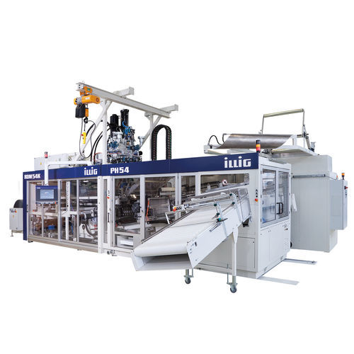 Thermoformeuse alimentée par rouleau - RDM 54K  - ILLIG Maschinenbau GmbH & Co. KG - pour la production de gobelets / automatique / industrielle