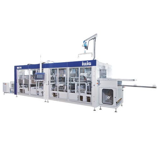 Thermoformeuse alimentée par rouleau - IC-RD 74d - ILLIG Maschinenbau GmbH & Co. KG - pour la production de gobelets / automatique